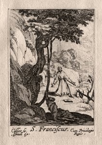 Bűnbánók: St. Francois alkotó: Jacques Callot