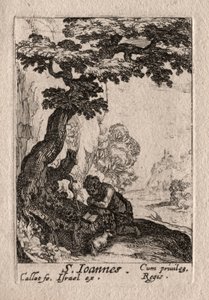 Bűnbánók: St. Jean Baptiste alkotó: Jacques Callot