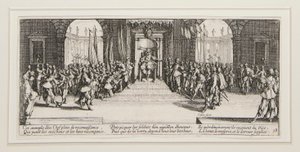 A háború nagy nyomorúságai: Nem. 18 - Jutalmak kiosztása alkotó: Jacques Callot