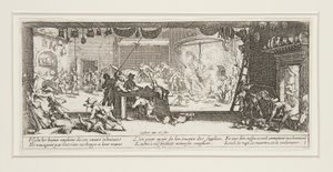 A háború nagy nyomorúságai: 5. sz. – A rablás alkotó: Jacques Callot