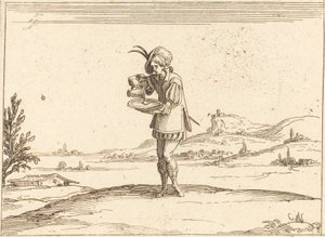 Az ember gyöngyöt mos alkotó: Jacques Callot