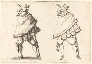 Köpenyébe burkolt ember alkotó: Jacques Callot