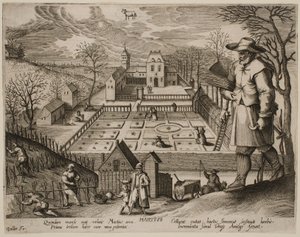 Március, „A hónapok” sorozatból alkotó: Jacques Callot