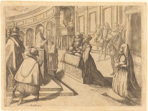 Osztrák Margit és III. Fülöp házassága alkotó: Jacques Callot
