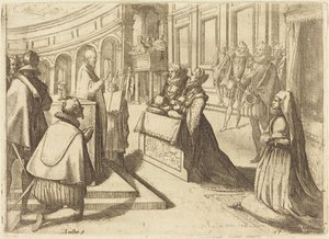 Ausztriai Margit és III. Fülöp házassága alkotó: Jacques Callot