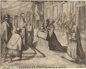 Osztrák Margit és III. Fülöp házassága [verso] alkotó: Jacques Callot