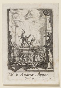 Szent András apostol vértanúsága (Boldog András apostol vértanúsága) alkotó: Jacques Callot