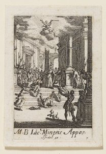 Szent Jakab apostol mártíromsága (Jac. Minoris Appos.) alkotó: Jacques Callot