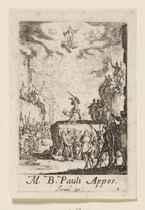 Szent Pál apostol vértanúsága (Boldog Pál apostol vértanúsága) alkotó: Jacques Callot