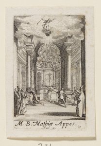 Máté apostol (Mathiae Appos.) alkotó: Jacques Callot