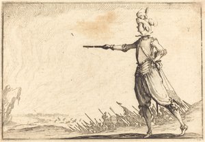 Katonai parancsnok gyalog alkotó: Jacques Callot