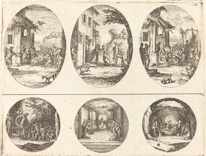 A szenvedély rejtelmei, c. 1631. alkotó: Jacques Callot