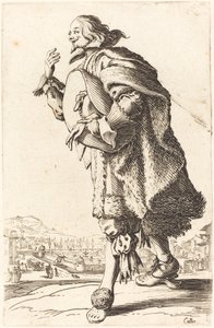 Nemes férfi filckalapos, meghajló, c. 16201623. alkotó: Jacques Callot