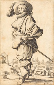Nemes Férfi Szőrme Plastron alkotó: Jacques Callot