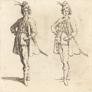 Tiszt, elölnézet alkotó: Jacques Callot