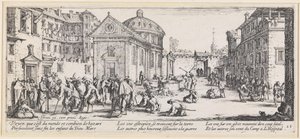 Háborús sebesültek alkotó: Jacques Callot