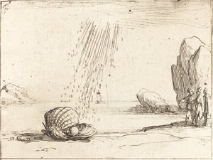 Osztriga Gyönggyel alkotó: Jacques Callot