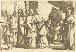 Pápai hallgatóság alkotó: Jacques Callot