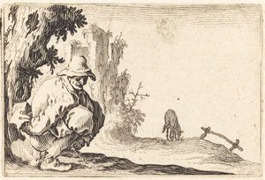 Paraszt ürítés alkotó: Jacques Callot