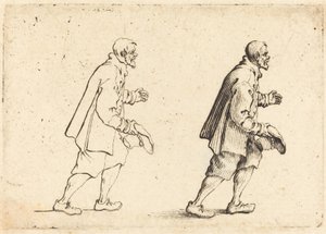 Paraszt kalappal a kezében alkotó: Jacques Callot