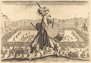 Piazza Santa Croce, Firenze, kb. 1622. alkotó: Jacques Callot