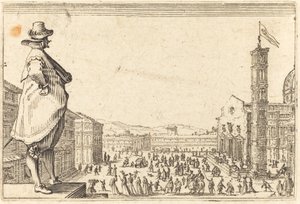 Piazza del Duomo, Firenze alkotó: Jacques Callot