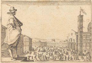 Piazza del Duomo, Firenze alkotó: Jacques Callot
