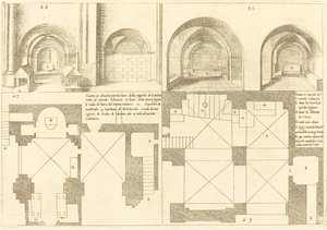 Godefroy de Bouillon kápolna terve és emelése alkotó: Jacques Callot