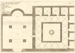 Az Anna-ház melletti templom terve alkotó: Jacques Callot