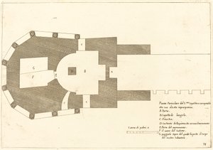 A Szent Sír-templom terve alkotó: Jacques Callot