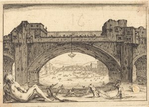Ponte Vecchio, Firenze alkotó: Jacques Callot