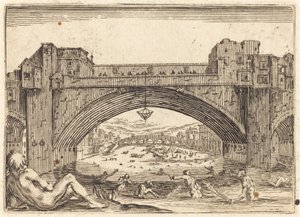 Ponte Vecchio, Firenze alkotó: Jacques Callot