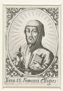 Szent Ferenc portréja alkotó: Jacques Callot