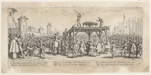 Kerék, a „A háború borzalmai” című sorozat 14. része alkotó: Jacques Callot