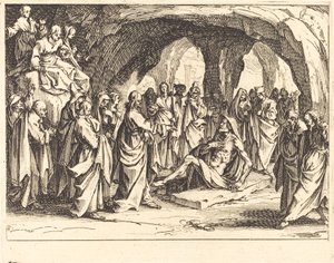Lázár feltámasztása alkotó: Jacques Callot