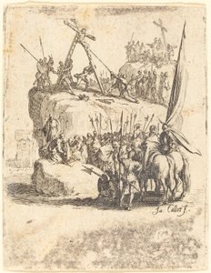 Kereszt emelése alkotó: Jacques Callot