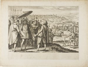 A pisai vízvezeték helyreállítása alkotó: Jacques Callot