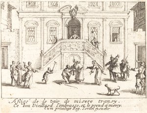 A tékozló fiú visszatérése alkotó: Jacques Callot