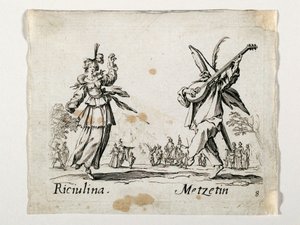 Riculina és Metzetin, a Commedia dell