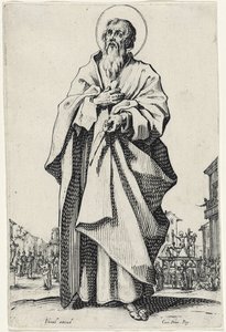 Szent Bertalan a Nagy apostolokból, 1631 alkotó: Jacques Callot