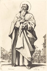 Szent Bertalan, 1631-ben jelent meg. alkotó: Jacques Callot