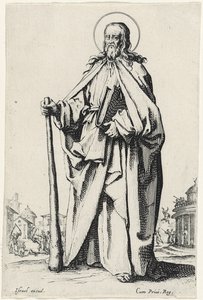 Kisebb Szent Jakab a Les Grands Apôtres-ből (A nagy apostolok), 1631 alkotó: Jacques Callot