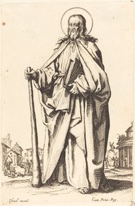Kisebb Szent Jakab, 1631-ben jelent meg. alkotó: Jacques Callot