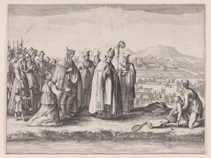 Szent Mansuy, más néven Szent Mansuet vagy Az ütő alkotó: Jacques Callot