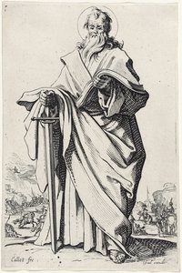 Szent Pál a Nagy apostolokból, 1631 alkotó: Jacques Callot