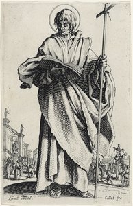 Szent Fülöp a nagy apostolokból, 1631 alkotó: Jacques Callot