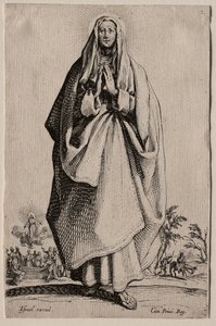 A Megváltó Boldogságos Szűz Mária szentjei Icons/Les Grands Apôtres (A nagy apostolok): La Sainte Vierge (A Szent Szűz) alkotó: Jacques Callot