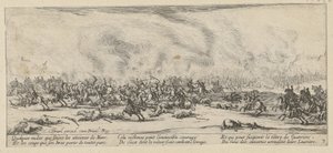 Csata, "A háború borzalmai" sorozat 3. lapja alkotó: Jacques Callot