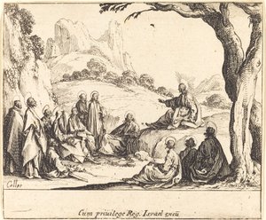 Hegyi beszéd alkotó: Jacques Callot