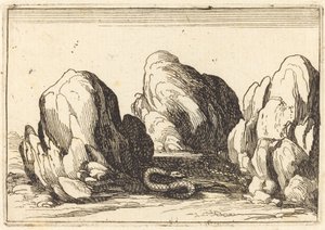 Kígyó, 1628. alkotó: Jacques Callot